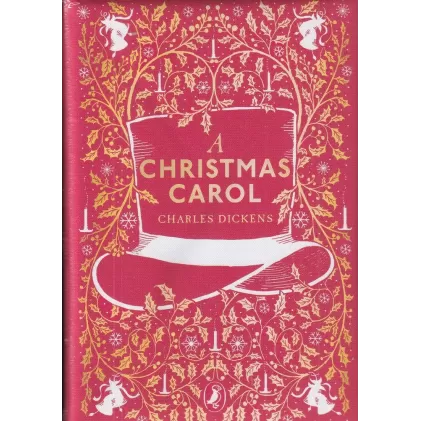 کتاب A christmas carol سرود کریسمس (روکش پارچه‌ای)