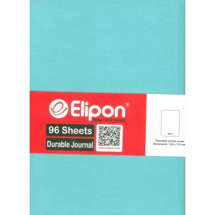 دفتر خط دار پارچه ای کلاسیک 96 برگ (بیزینسی،کد 283)،(18رنگ،کشدار)