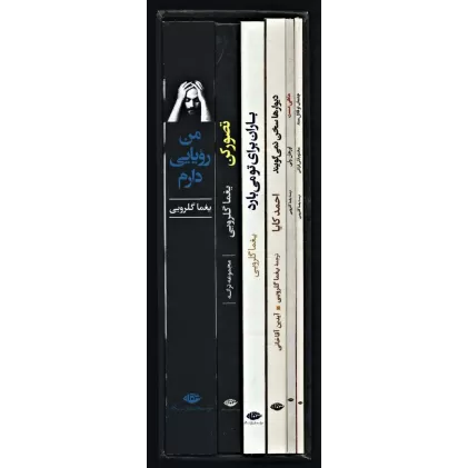کتاب مجموعه آثار یغما گلرویی (دنیای بی کینه رویای من اینه)،(6جلدی،باقاب)