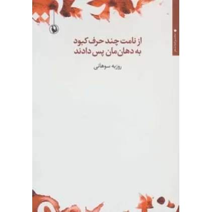 کتاب از نامت چند حرف کبود به دهان مان پس دادند (مجموعه شعر)