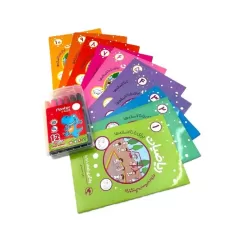 کتاب مجموعه ریاضیات پیش دبستانی (همراه ماژیک 12 رنگ)،(10جلدی)