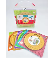 کیف کتاب آموزش سواد مالی (برای پیش دبستانی ها و دوره ی اول دبستان)،(22جلدی،گلاسه)