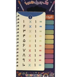 کتاب پیک جدول ضرب (گلاسه،سیمی)