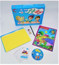 کیف کتاب دشت الفبا آهن ربایی (همراه با DVD نرم افزار آموزشی)،(باجعبه)