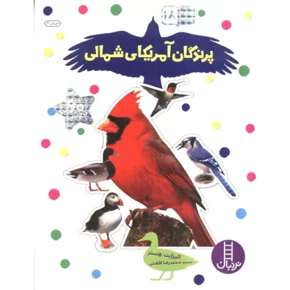 کتاب بچسبان و بیاموز 18 (پرندگان آمریکای شمالی)،(گلاسه)