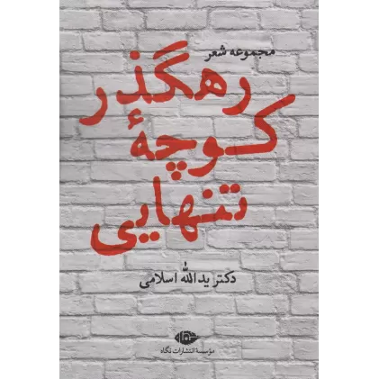 کتاب رهگذر کوچه تنهایی (مجموعه شعر)