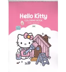 کتاب رنگ آمیزی (طرح Hello kitty،کد 1693)،(سیمی)