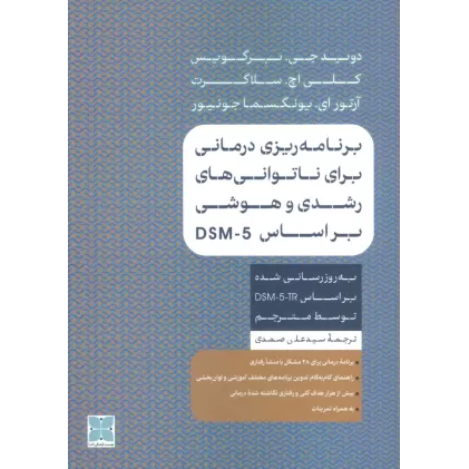 کتاب برنامه ریزی درمانی برای ناتوانی های رشدی و هوشی بر اساس DSM-5