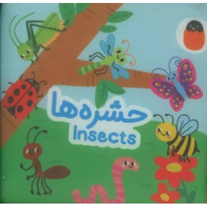 کتاب پارچه ای حشره ها (2زبانه)