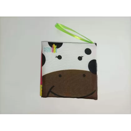 کتاب پارچه ای حیوانات اهلی (تک زبانه)