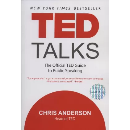 کتاب TED TALKS:اصول سخنرانی و فن بیان به روش تد (زبان اصلی،انگلیسی)