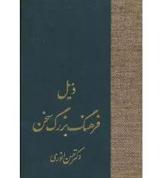 کتاب ذیل فرهنگ بزرگ سخن