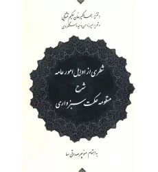 کتاب شطری از اوایل امور عامه (شرح منظومه حکمت سبزواری)